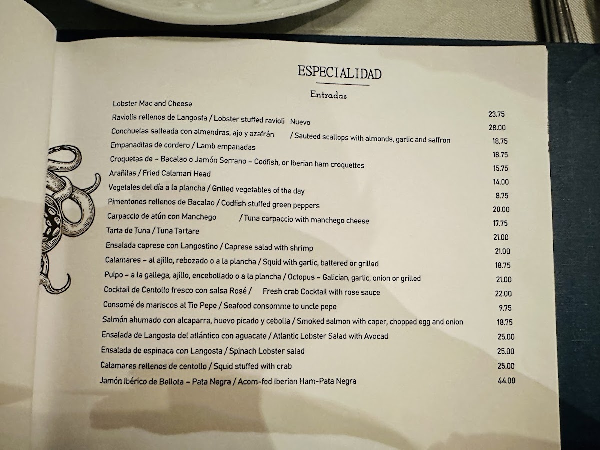 Menu The House Of Seafood - Acha-7