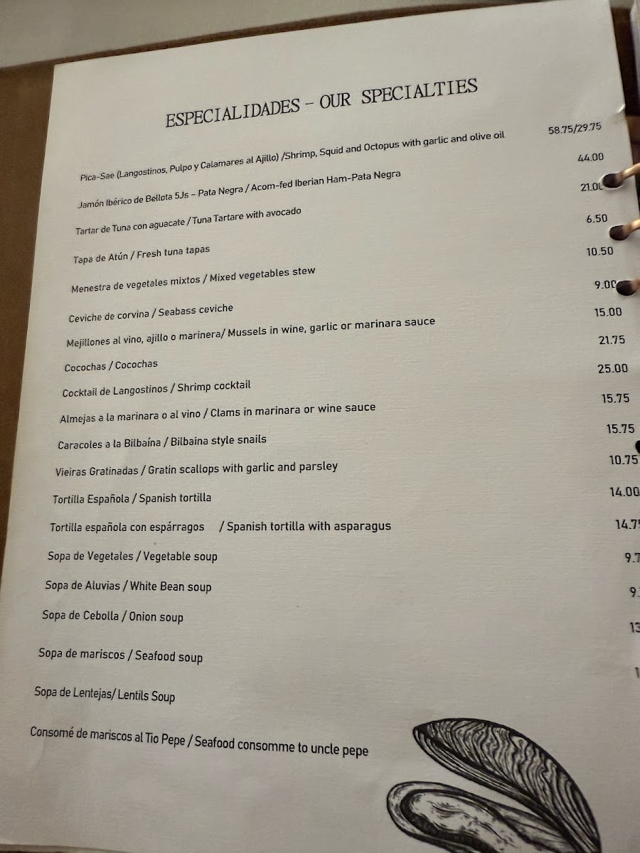 Menu The House Of Seafood - Acha-9